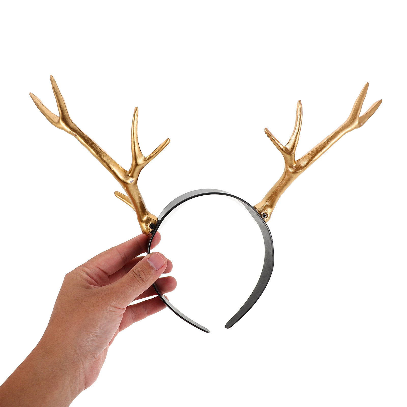 Reindeer Antlers Headband - 2 peças de tiara festiva com