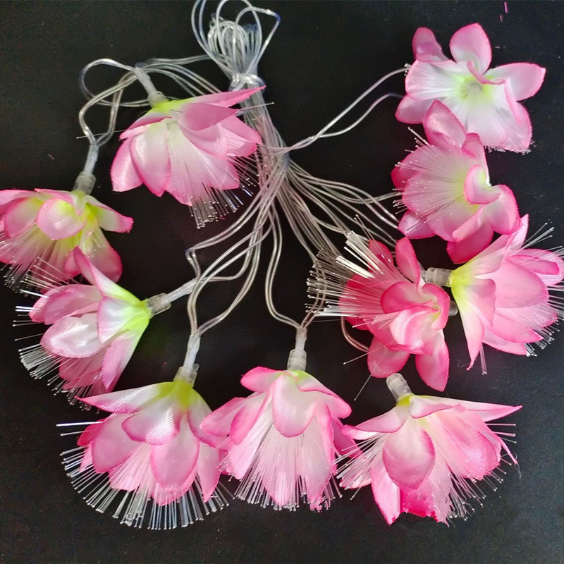 Led Fairy String Lights - Flores led luzes da corda festa