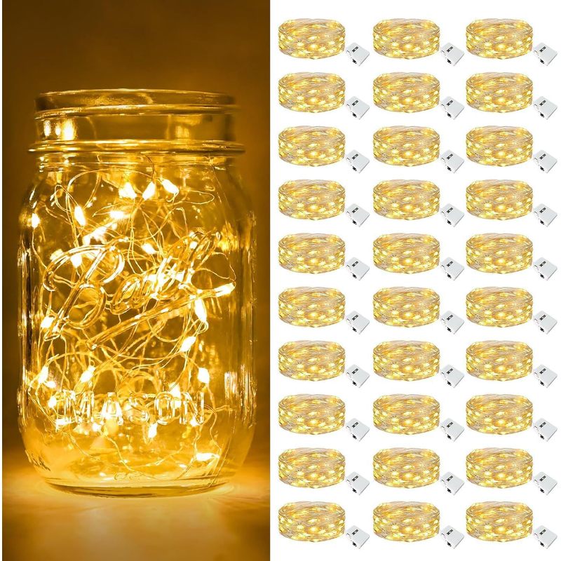 Led Fairy String Lights - Luzes de Cordão LED à Prova