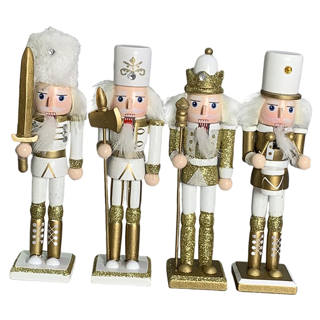 4 estatuetas de quebra-nozes d - Nutcracker Figurine avaliação e preço