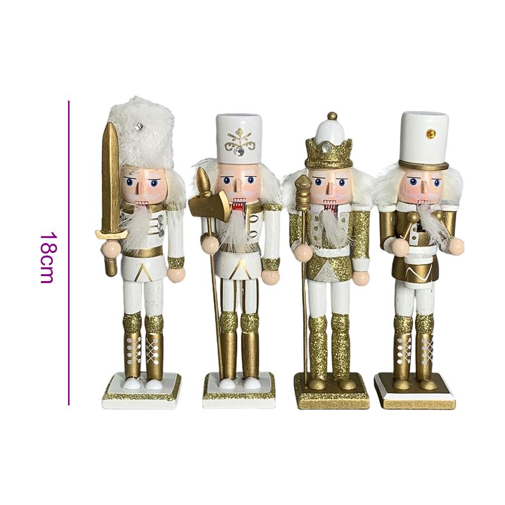 4 estatuetas de quebra-nozes d - Nutcracker Figurine avaliação e preço