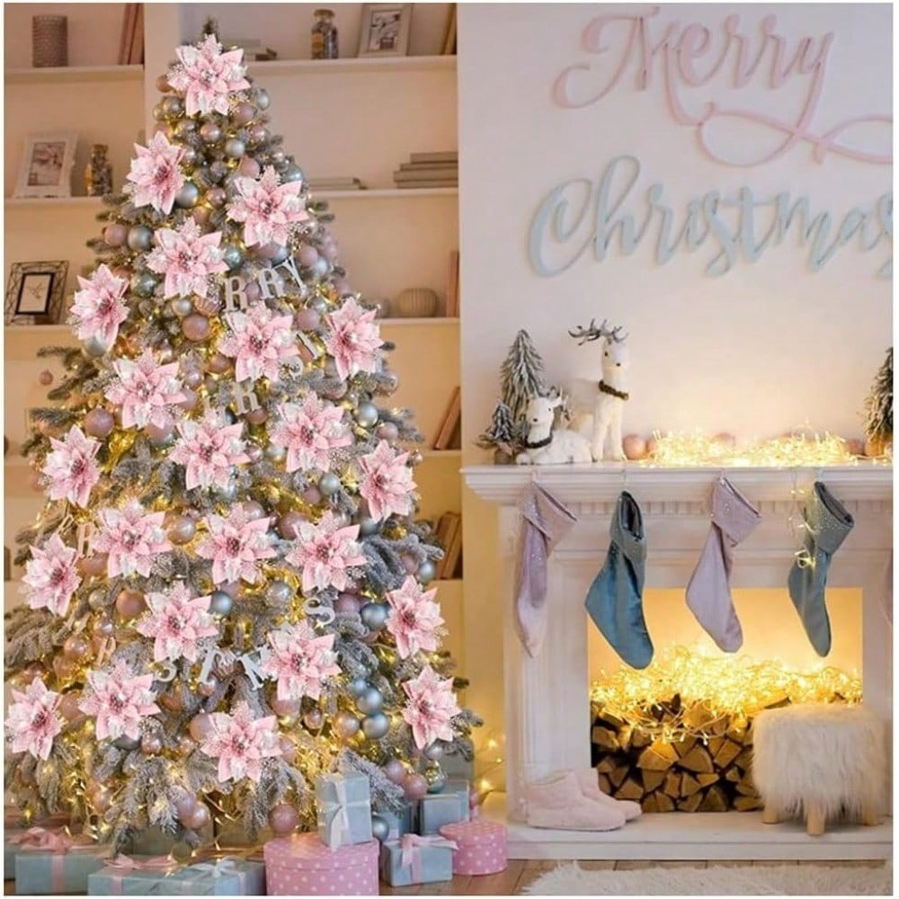 6/12 Peças de Enfeites para Ár - Christmas Tree Artificial avaliação e preço