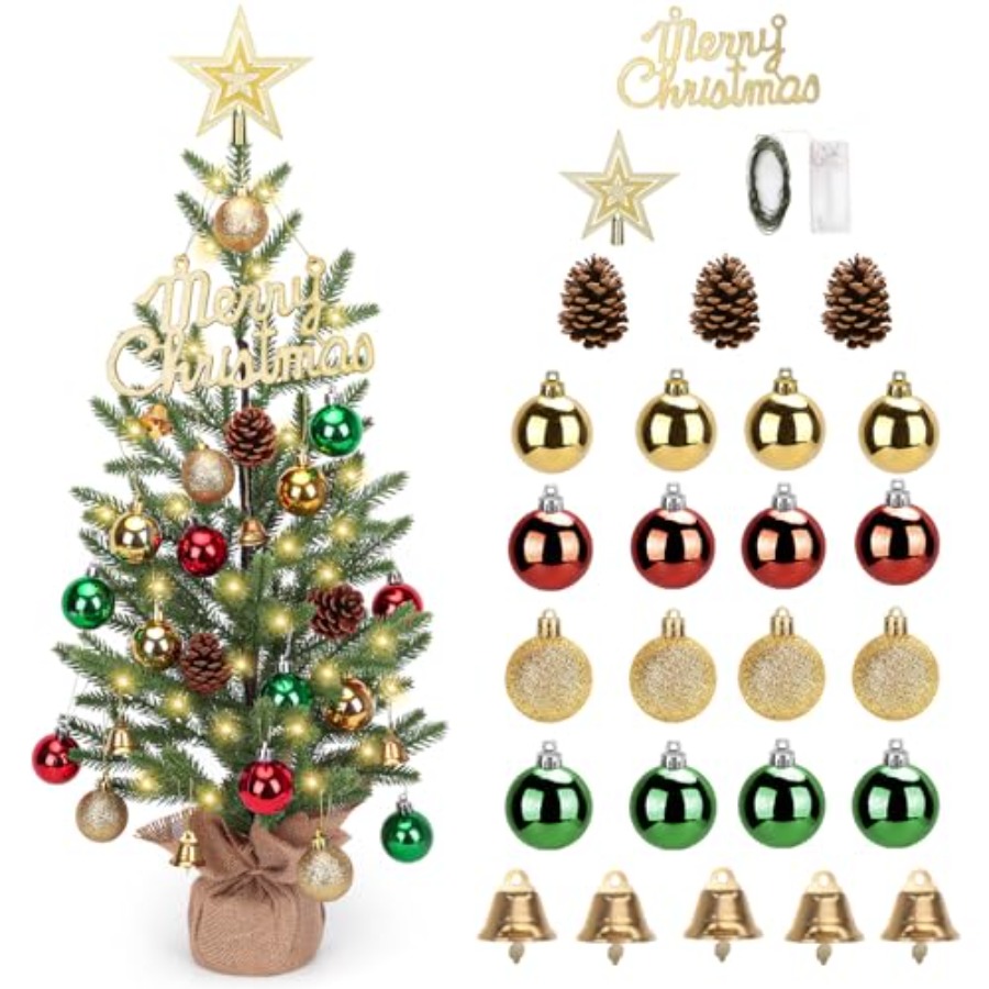 Mini Árvore de Natal de 2FT, Á - Christmas Tree Artificial avaliação e preço