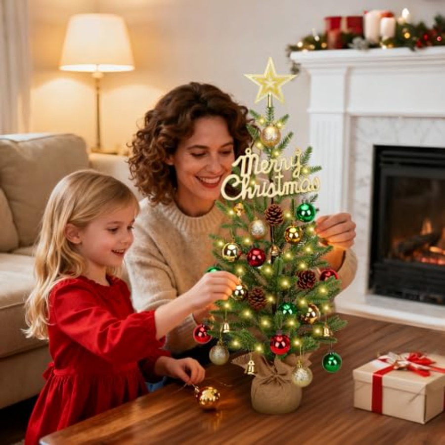 Mini Árvore de Natal de 2FT, Á - Christmas Tree Artificial avaliação e preço