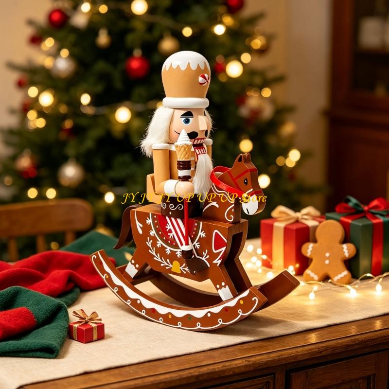 Decoração quebra-nozes cavalo  - Nutcracker Figurine avaliação e preço