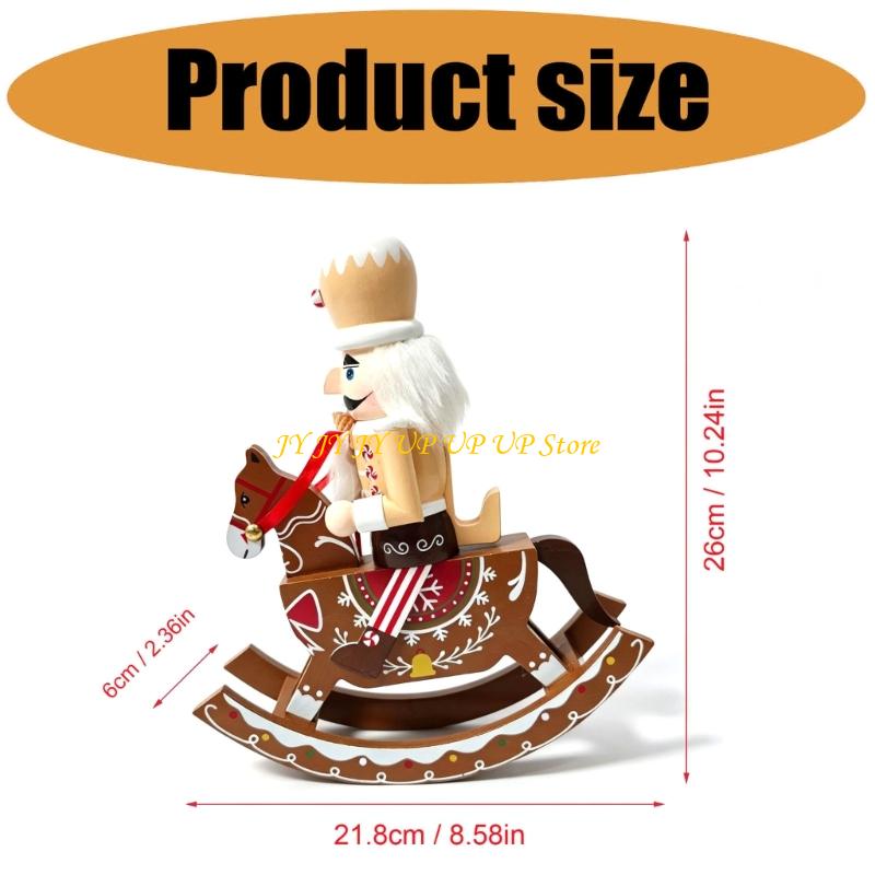 Decoração quebra-nozes cavalo  - Nutcracker Figurine avaliação e preço
