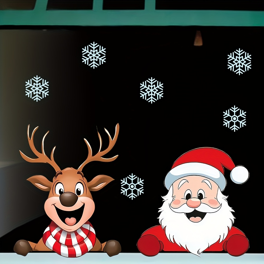Autocolantes de Natal para jan - Snowflake Window Decal avaliação e preço