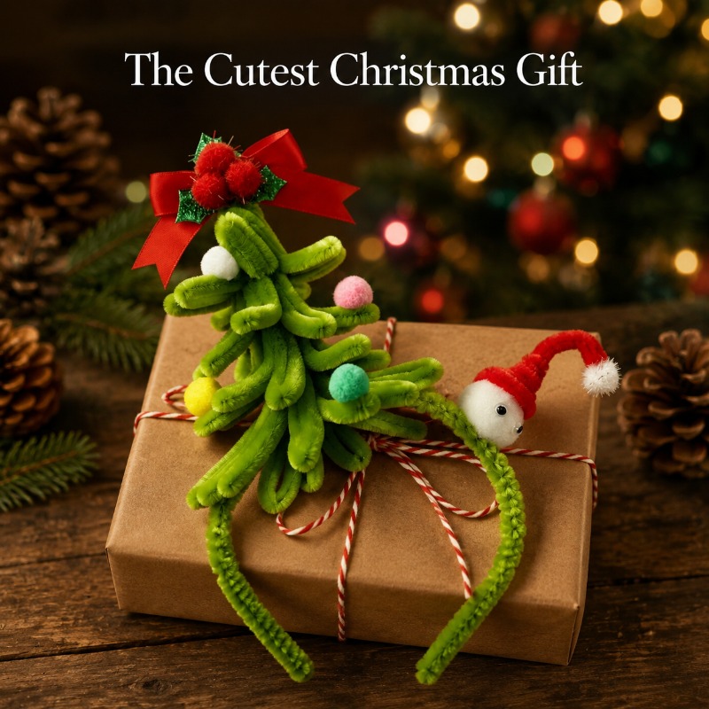 Tiara de Natal com Pom Pom de  - Ribbon Bow Gift avaliação e preço