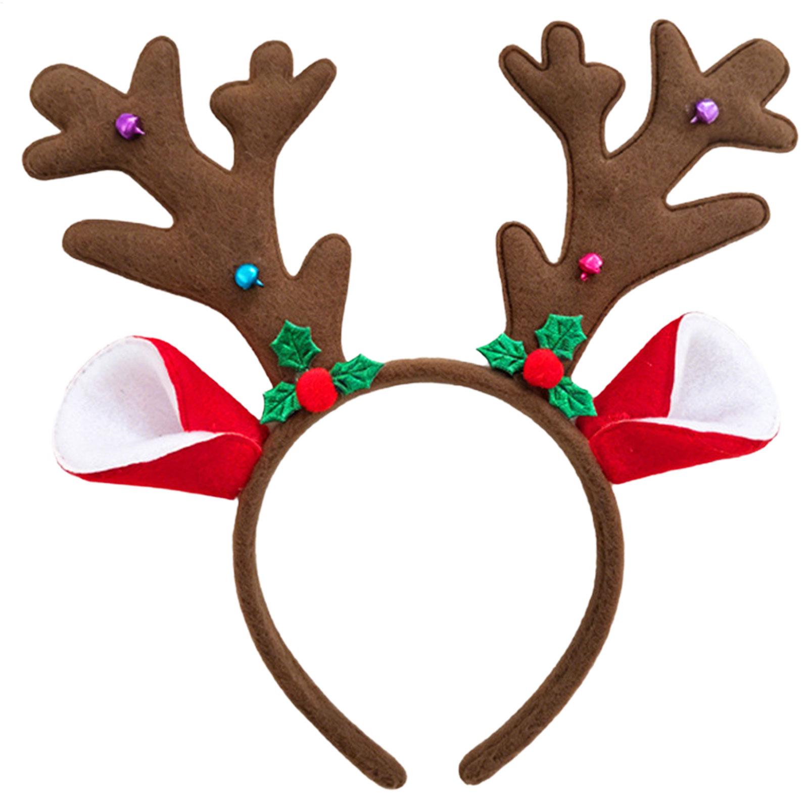 Tiara de Chifres de Rena para  - Reindeer Antlers Headband avaliação e preço