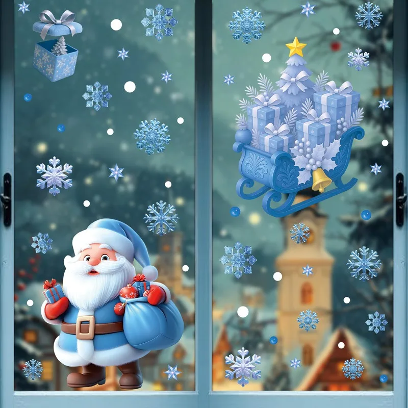 Adesivo de Vidro Estático de N - Snowflake Window Decal avaliação e preço