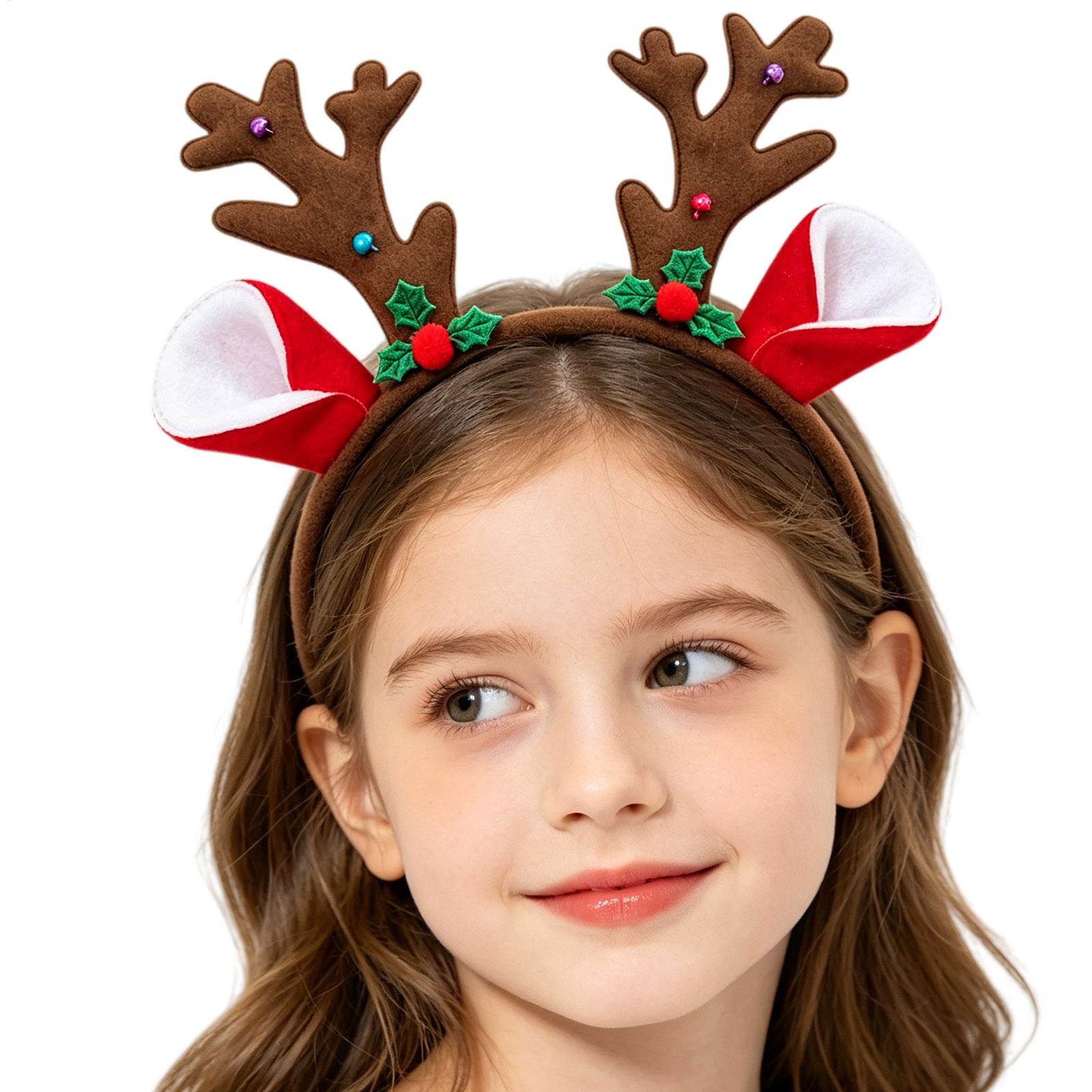 Tiara de Natal com chifres de  - Reindeer Antlers Headband avaliação e preço