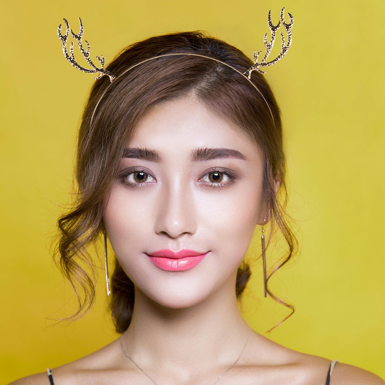 Tiara de Cabelo com Strass Met - Reindeer Antlers Headband avaliação e preço