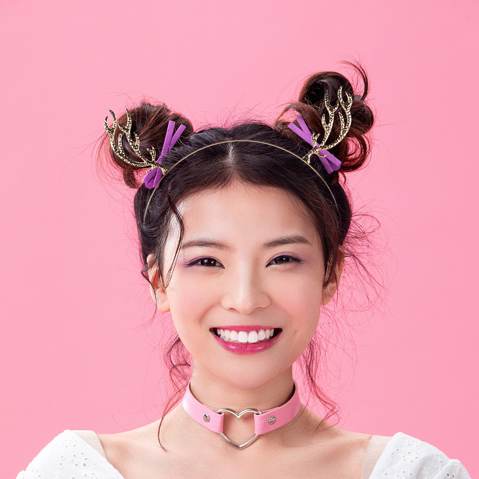 Tiara de Cabelo com Strass Met - Reindeer Antlers Headband avaliação e preço