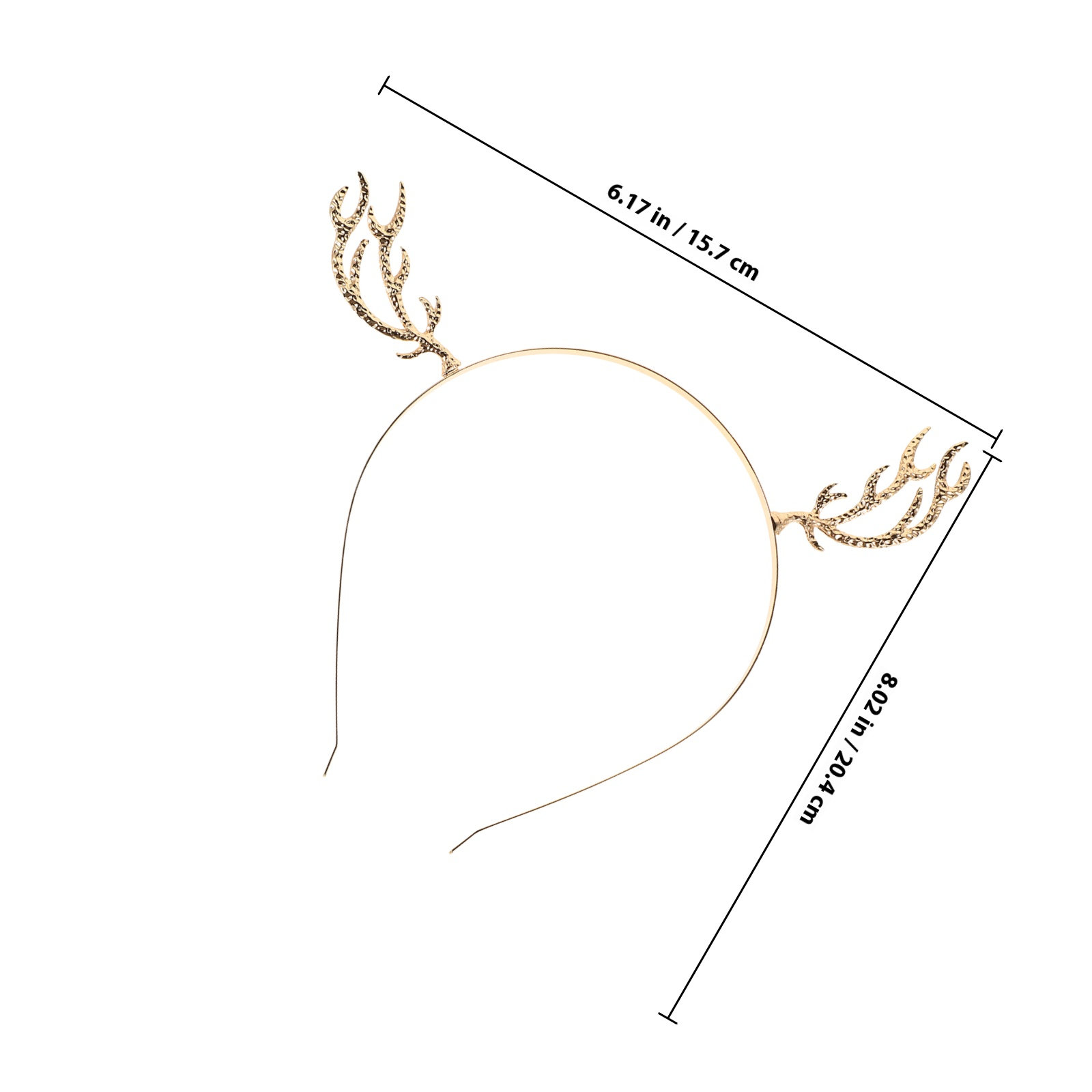 Tiara de Cabelo com Strass Met - Reindeer Antlers Headband avaliação e preço