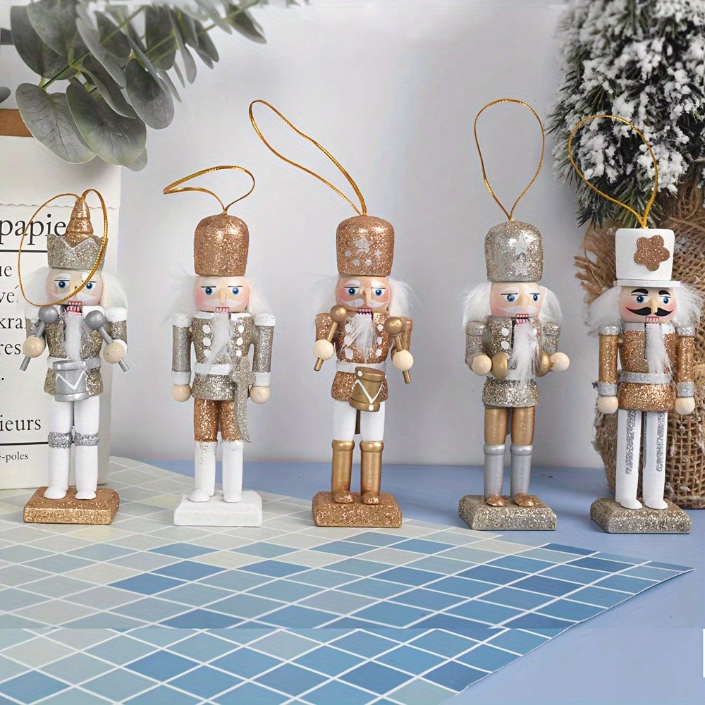Conjunto de 5 pingentes de mad - Nutcracker Figurine avaliação e preço